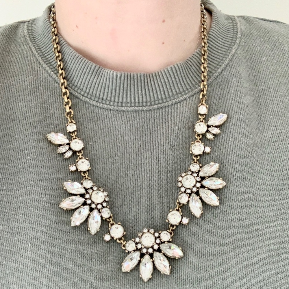 J.Crew Glitzy Stone Necklace